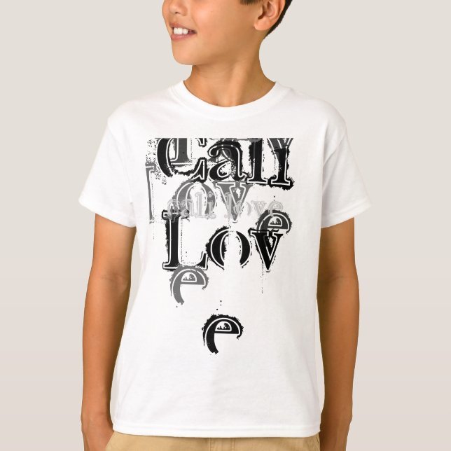 L'amour de Cali badine le T-shirt (Devant)
