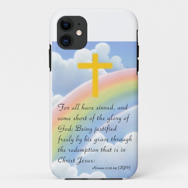 L'amour de Dieu avec le coque iphone croisé de (Dos)