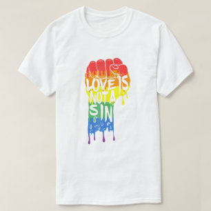 L'amour de fierté n'est pas un T-shirt de péché