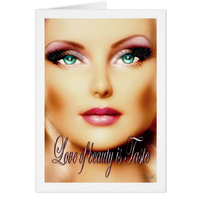 L'amour de la beauté personnalisable (Devant)