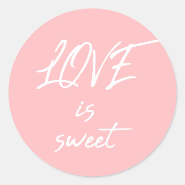 L'Amour De La Boulangerie Est Doux Stickers D'Emba (Devant)
