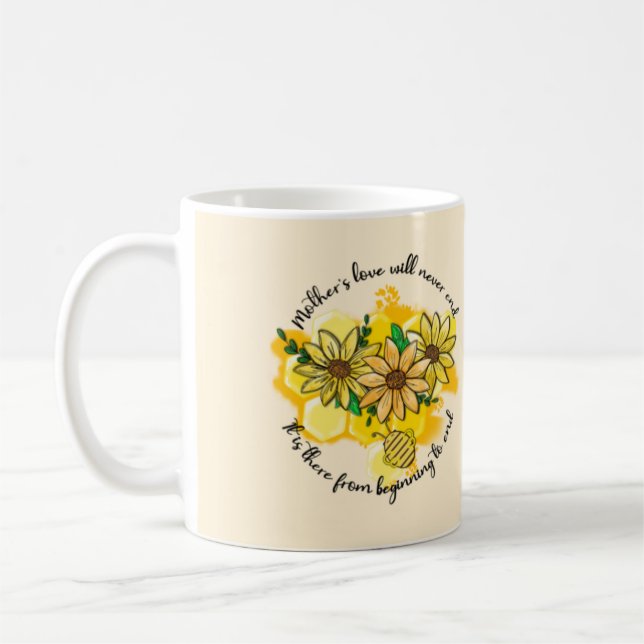 L'amour de la mère ne mettra jamais fin à la tasse (Gauche)