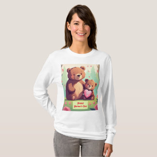 L'Amour de Maman fleurit : Joyeux T-shirt de la Fê