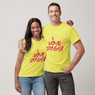 L'amour des coeurs I poursuit des T-shirts et des