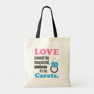 L'Amour drôle ne peut être mesuré Sac fourre-tout 