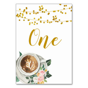 L'amour du café brasse Numéro de table