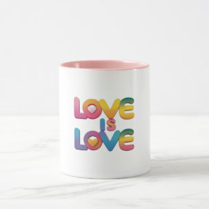 L'amour est amour Rainbow Pride Mug