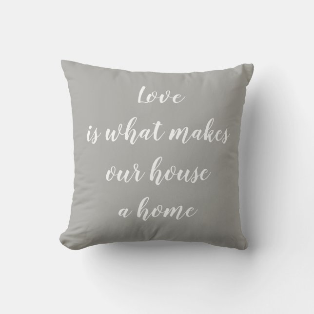 L'amour est ce qui fait de notre maison un Coussin (Recto)