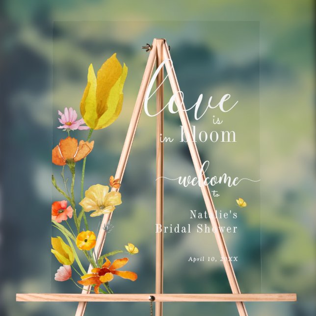 L'amour est dans Bloom Spring Fête des mariées Wel (Neutre)