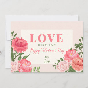 L'amour est dans la carte Air Valentine's Day Card