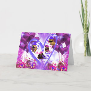 L'Amour Est Dans La Carte De Salutation Aérienne