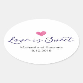 L'amour est doux Mariage Favor Stickers