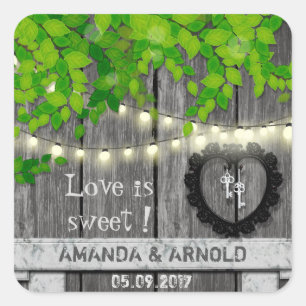 L'amour est doux mignon annonce Mariage Sticker