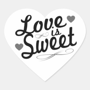 L'Amour Est Doux Vieux Étiquettes (Noir / Gris)