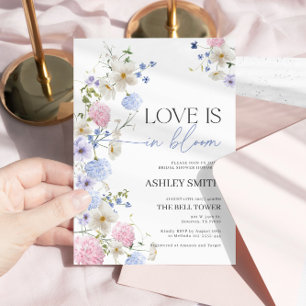 L'amour est en fleurs Invitation   Réception de ma