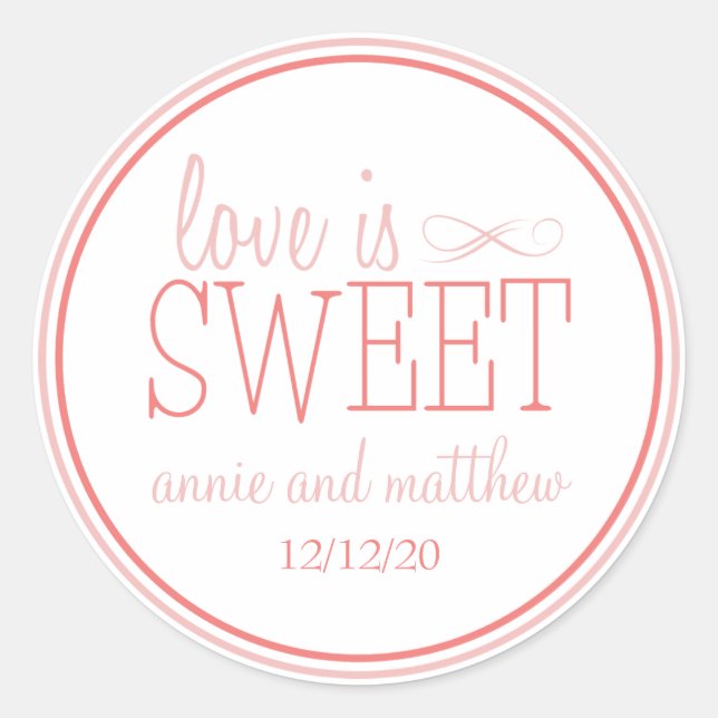 L'amour est Étiquette doux (Blush / Terra Cota) (Devant)