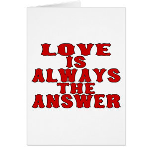 L'amour est la réponse