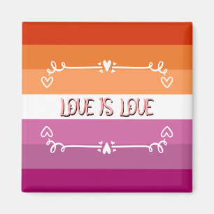L'amour est l'amour Pride Mois Magnet