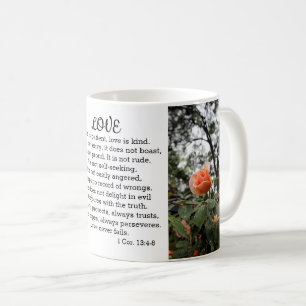 L'amour est le patient 1 Corinthiens 13:4-8 Mug