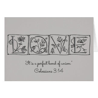 L'amour est lien parfait d'Union~Scripture~Wedding