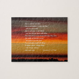 L'Amour Est Patient Custom Jigsaw Puzzle Puzzle