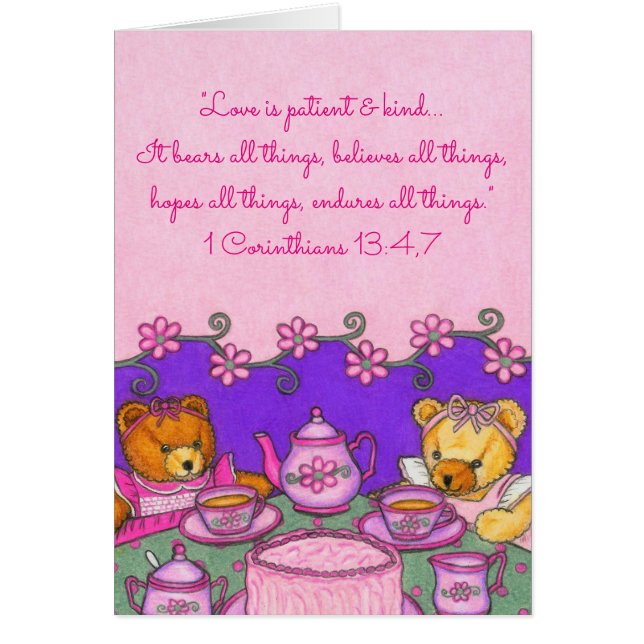 L'amour est patient et Kind~Bears tout le (Devant)