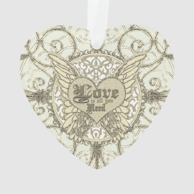 L'amour est tout ce dont vous avez besoin Ange Ail (dos)