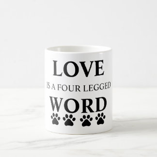 L'amour est un mot quatre à jambes tasse de 11
