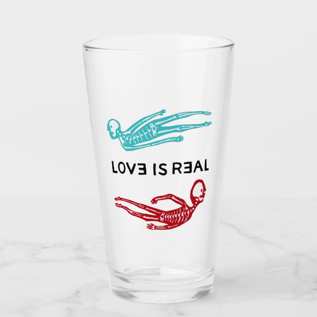 L'amour est vrai verre à pinte (Devant)