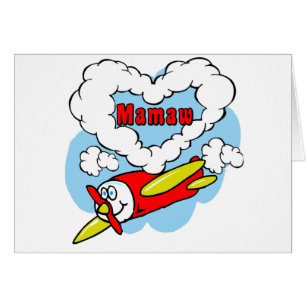 L'amour Mamaw badine l'avion