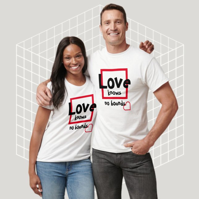L'Amour Ne Connaît Aucune Limite T-Shirt (Créateur téléchargé)