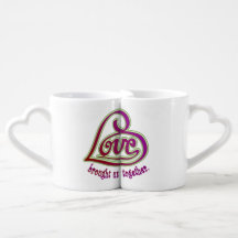 L'amour nous a rassemblés - paire de tasses