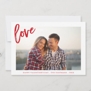 L'amour peintre   Carte photo de la Saint Valentin