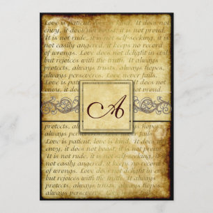 L'amour rustique est les invitations vintages