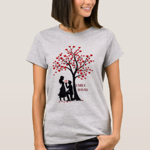 L'amour triomphe toujours T-shirt pour femme coupl