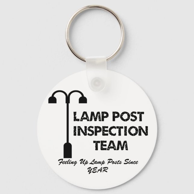 Lamp Post Inspection Team Schlüsselanhänger (Vorderseite)
