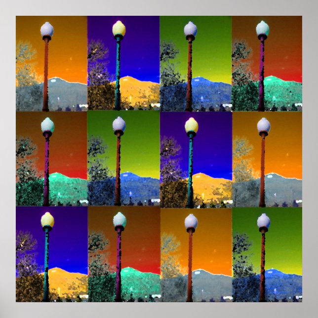 Lampe am Tenderfoot Hill Poster (Vorne)