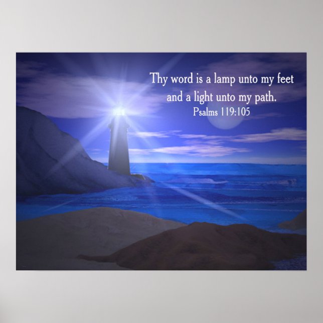 Lampe bis zum Druck meiner Füße Poster (Vorne)