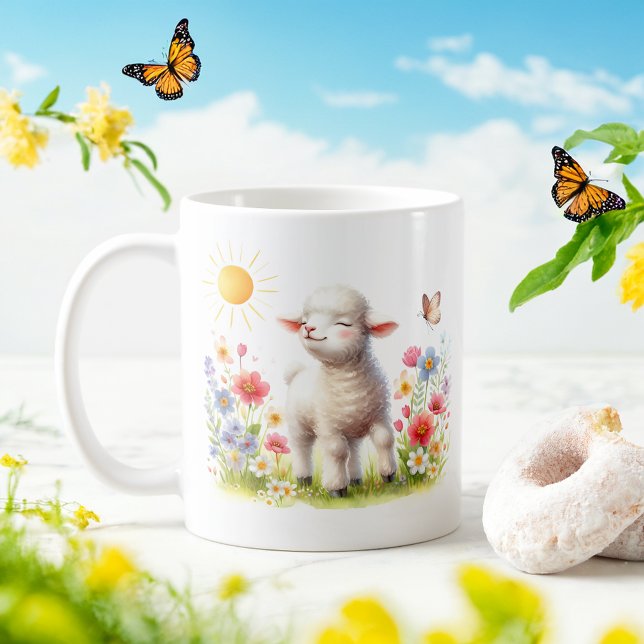Lampe d'aquarelle de printemps - Mug d'enfant (Créateur téléchargé)