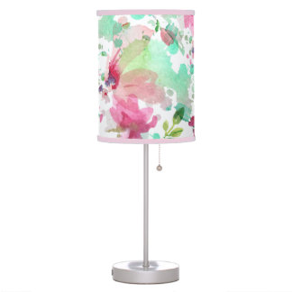 Lampe de Table Watercolor Floral