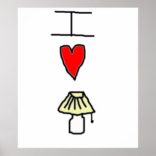 Lampe der Liebe I Poster