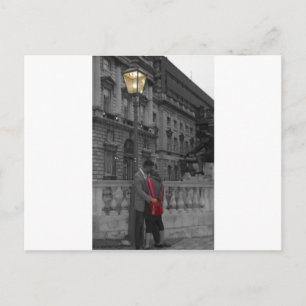 Lampe helles Romance Postkarte