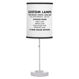 Lampe personnalisée LINEN Shade TABLE