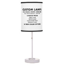 Lampe personnalisée POLYESTER Shade TABLE