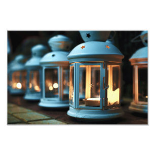 Lampen, Laternen und Kerzen Fotodruck