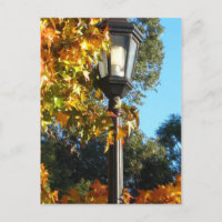 Lampen-Posten im Fall