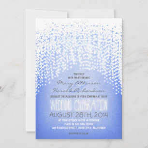 lampes à cordes rustiques invitations à un mariage