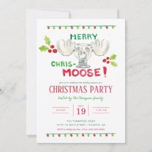 Lampoons Merry-Chris-Moose-Party Einladung