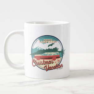 Lampoons Weihnachtsurlaub-Abzeichen Jumbo-Tasse