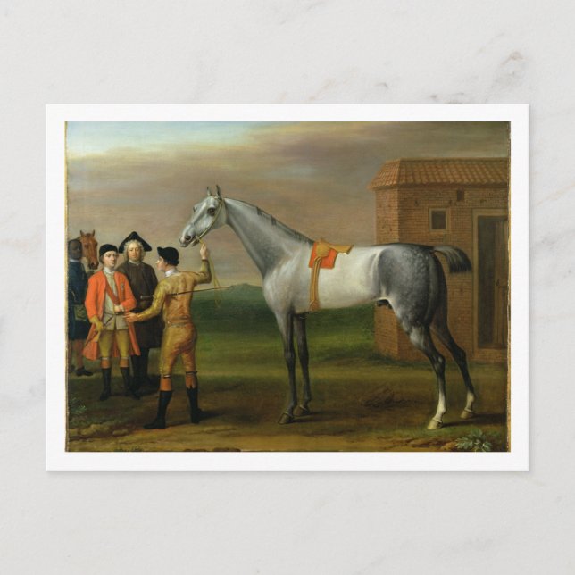 Lamprey, with his owner, Sir William Morgan, at Ne Postkarte (Vorderseite)